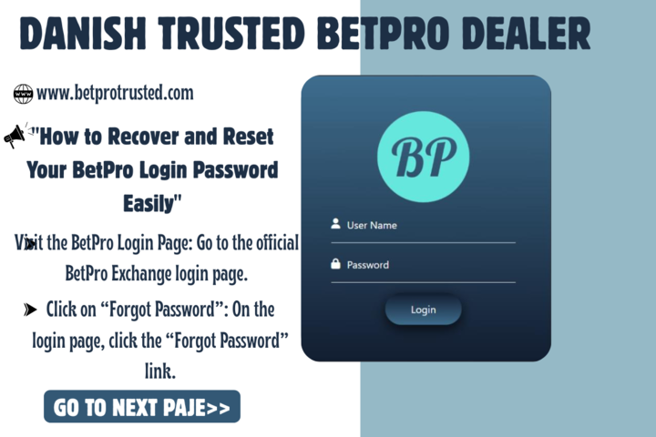 BetPro Login Password Reset: How to Recover it Easily